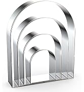 Arch Cookie Cutter Set Large - 5 Inch, 4 Inch, 3 Inch, 2 Inch - Arched Door Geometric Frame Plaqu...