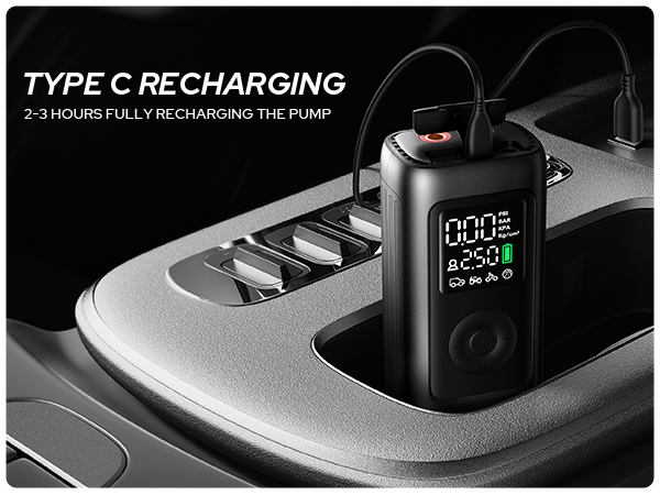 WARWOLF 160PSI Tire Inflator