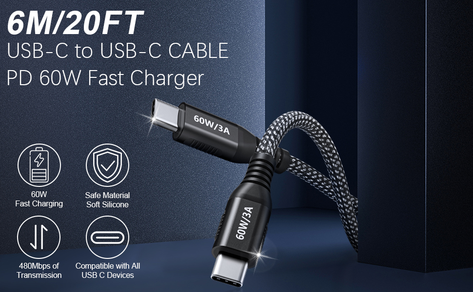 usb c to usb c cable long