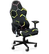QYZDLM Gaming Chair Covers Slipcovers, 3D Printing Stretchable Elastic Computer Reclining Gaming ...