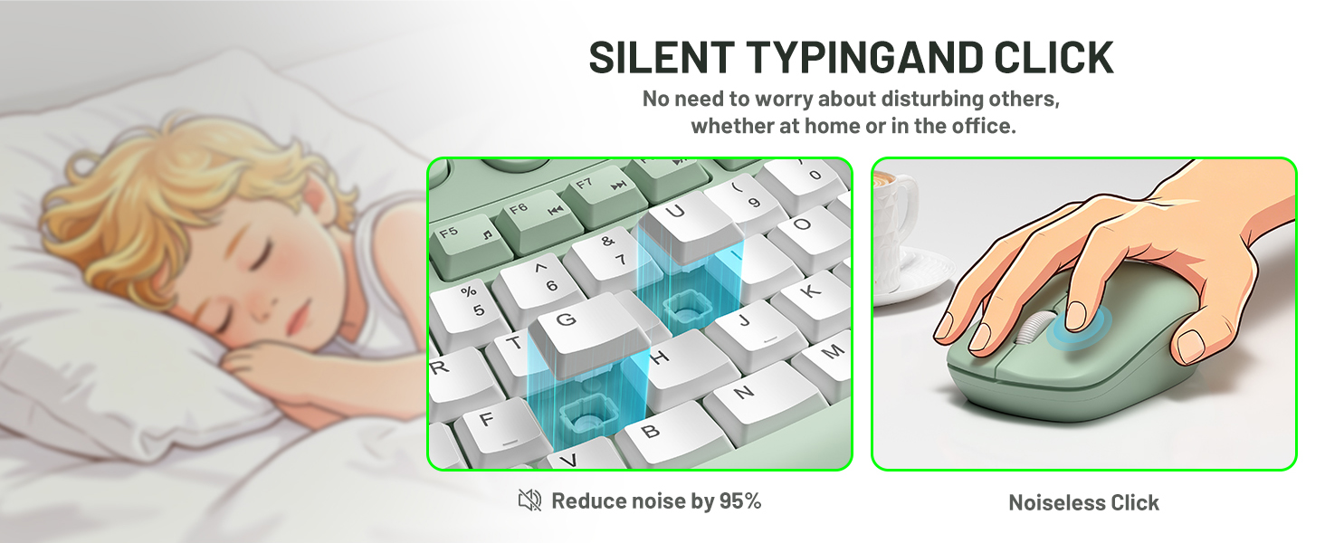 ergonomic keyboard and mouse wireless 4