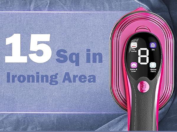 15sq in ironing area