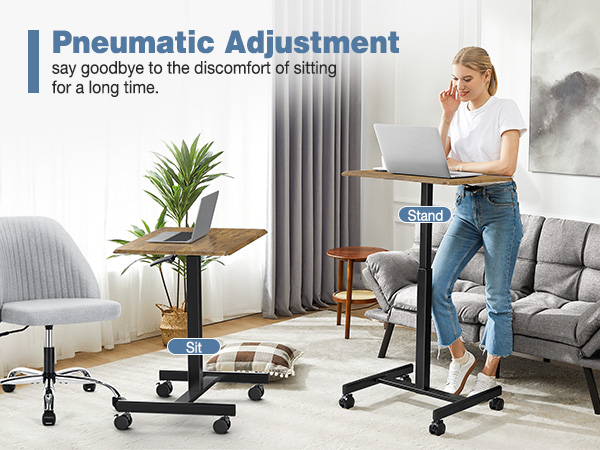 Mobile Portable Rolling Laptop Desk