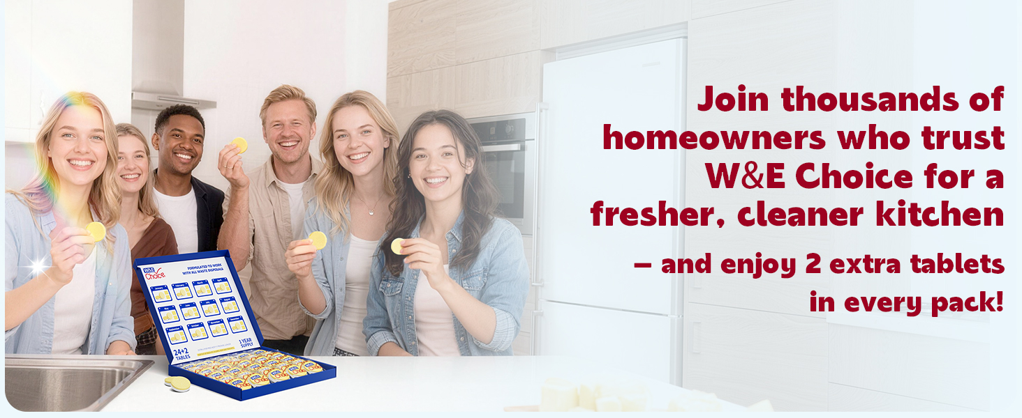 citrus foaming tablets for garbage disposal