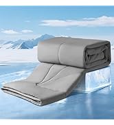 Elegear Revolutionary Cooling Comforter Queen Absorb Body Heat to Keep Cool, Cooling Blanket for ...