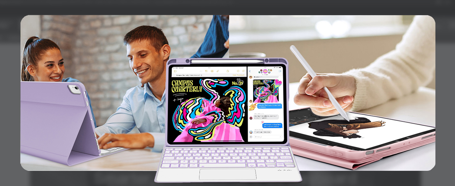 ipad pro case 12.9 inch with keyboard