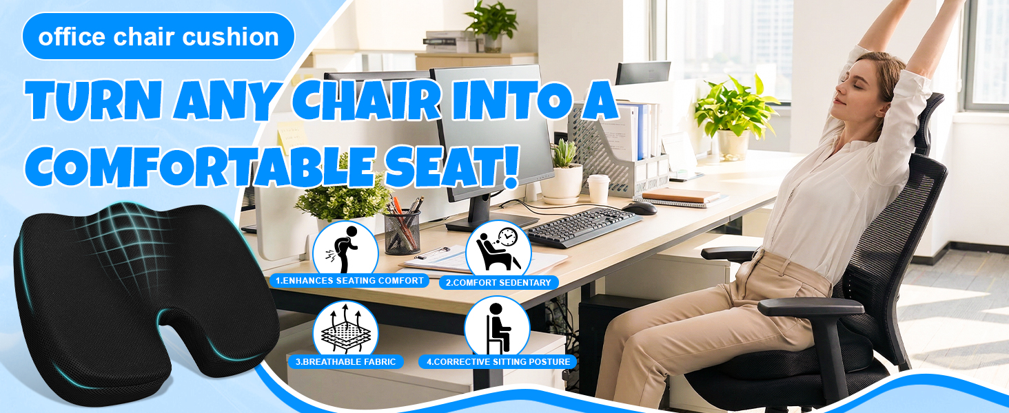 Ergonomic support, providing portable comfort for each seat
