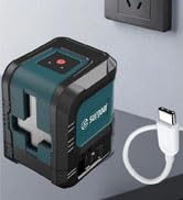 Green Laser Level with USB-C Charging, 100FT Auto-leveling Cross Line Laser, Small, Accurate &amp; Re...