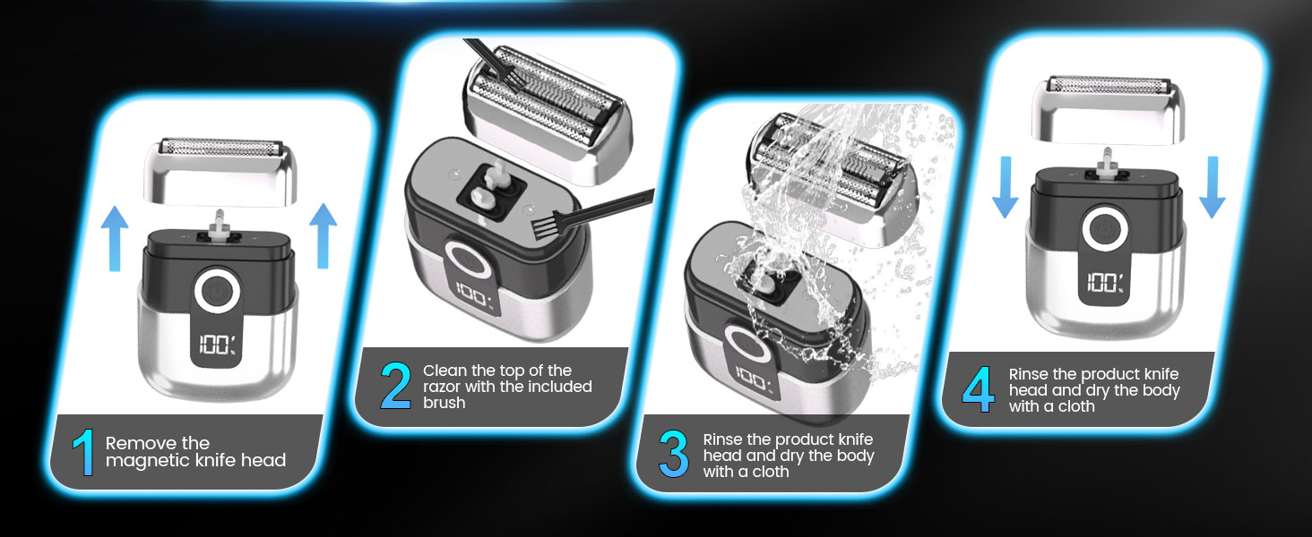 mens shavers electric cordless rechargeable