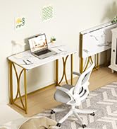 coeztt Folding Desk, 31.5" Small for Bedroom, Space Saving Foldable Computer Desk for Home Office...