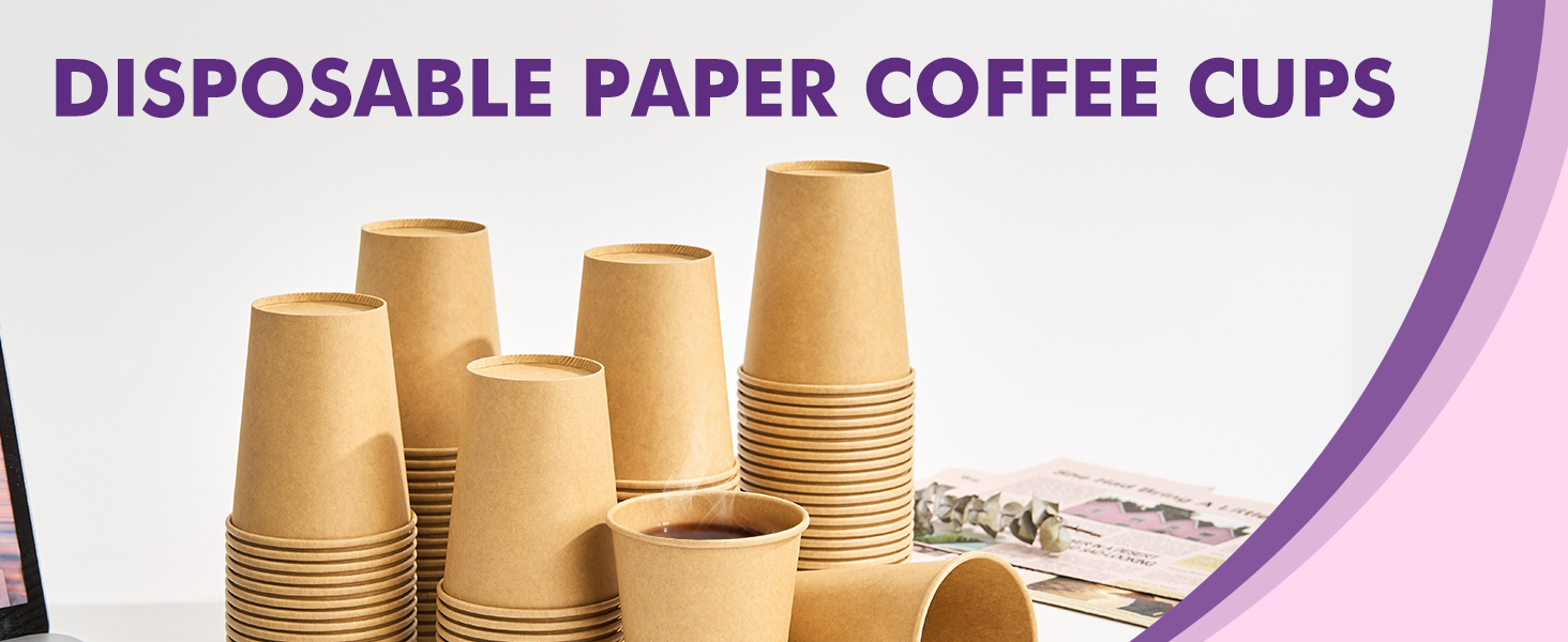8 OZ Kraft Paper Cups