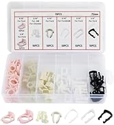 70PCS Car Fuel Line Clips Replacement OEM 937407187/21992748,7 Types Sizes 5/16" and 3/8" Fuel Li...