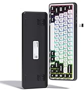 Womier WK60 60% Keyboard,Wireless Mechanical Keyboard,Creamy Gaming Keyboard Hot Swappable Gasket...