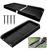 NamcheBarwa Downspout Splash Block,Gutter Splash Guard for Rain Water Drainage,24" Fixable Downsp...