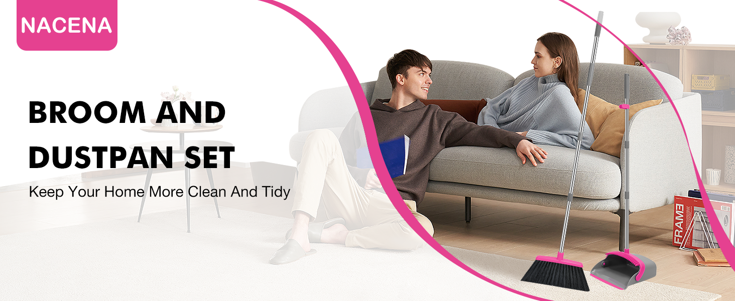 Broom and Dustpan Set