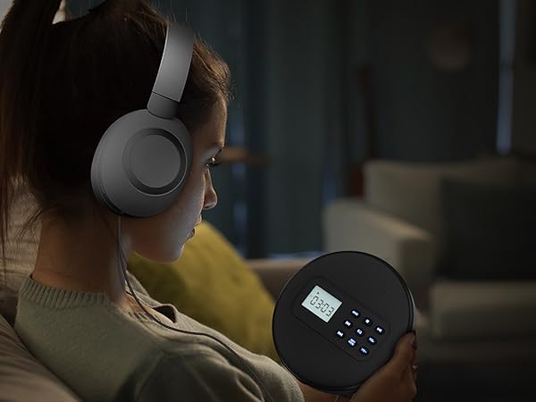 portable cd player with easy operation