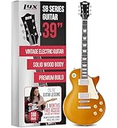 LyxPro 39” SB Series Electric Guitar, LP Style for Beginner, Intermediate & Pro Players Solid Bod...