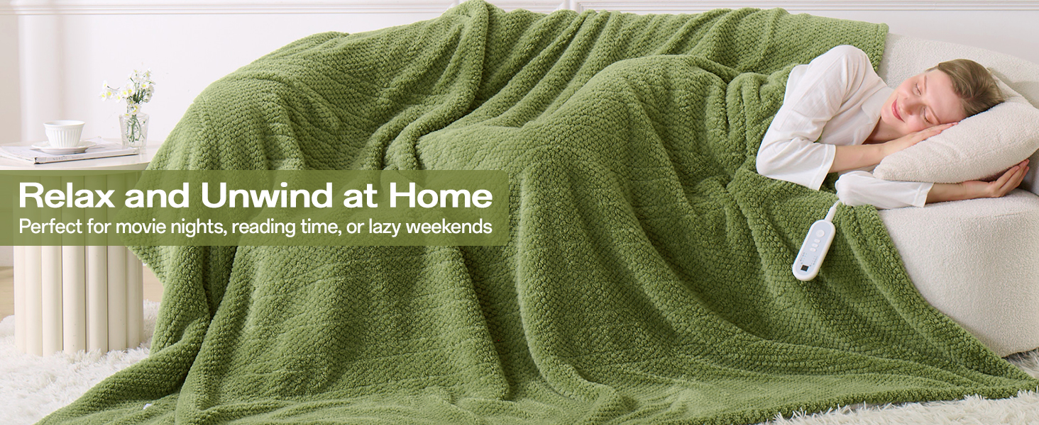 Heated Throw Electric Blanket