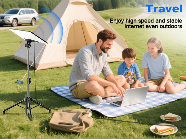 Enjoy high speed and stable internet even outdoors