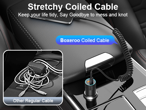 coiled cable