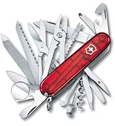 Victorinox Swiss Champ Swiss Army Knife, 33 Functions, Swiss Made Pocket Knife with Large Blade, ...