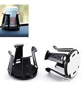 Zosgrew 2 PCS Car Cup Holder Insert, Upgraded Adaptive Clamping Arm Cup Holder Adapter, Universal...