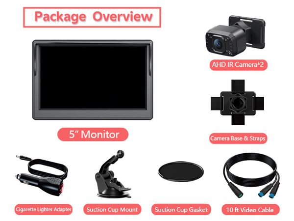 dual baby car camera