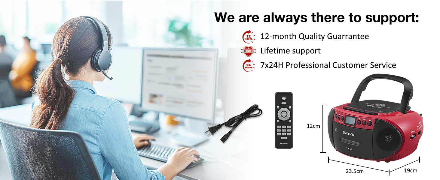 G Keni CD Cassette Player