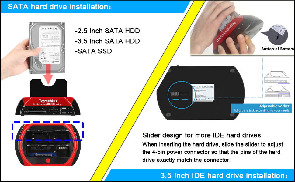 ide sata docking station