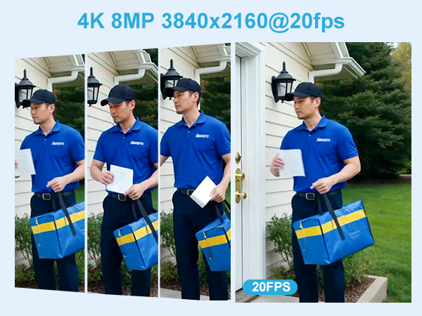 4K 8MP 3840x2160@20fps