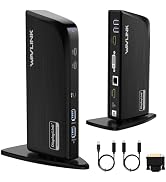 Displaylink Docking Station, WAVLINK 12-in-1 Triple Monitor Docking Station | 4K HDMI, 2K HDMI, 2...