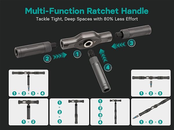 24-1 ratchet screwdriver set
