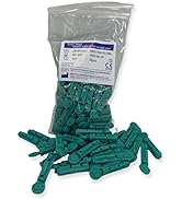 One Step Sterile 28g Lancets, 300 x Lancets for Diabetes Testing, Twist Top 28 Gauge Diabetic Blo...