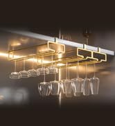 wine glass rack hanger organizer under cabinet metal wine glass holder stemwares racks hangers 