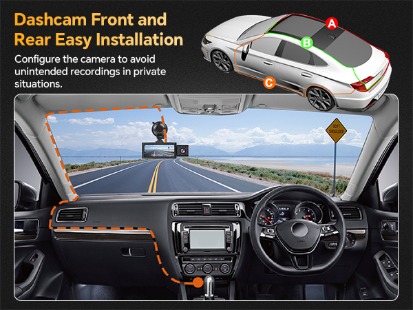 cameras for cars front and back and inside