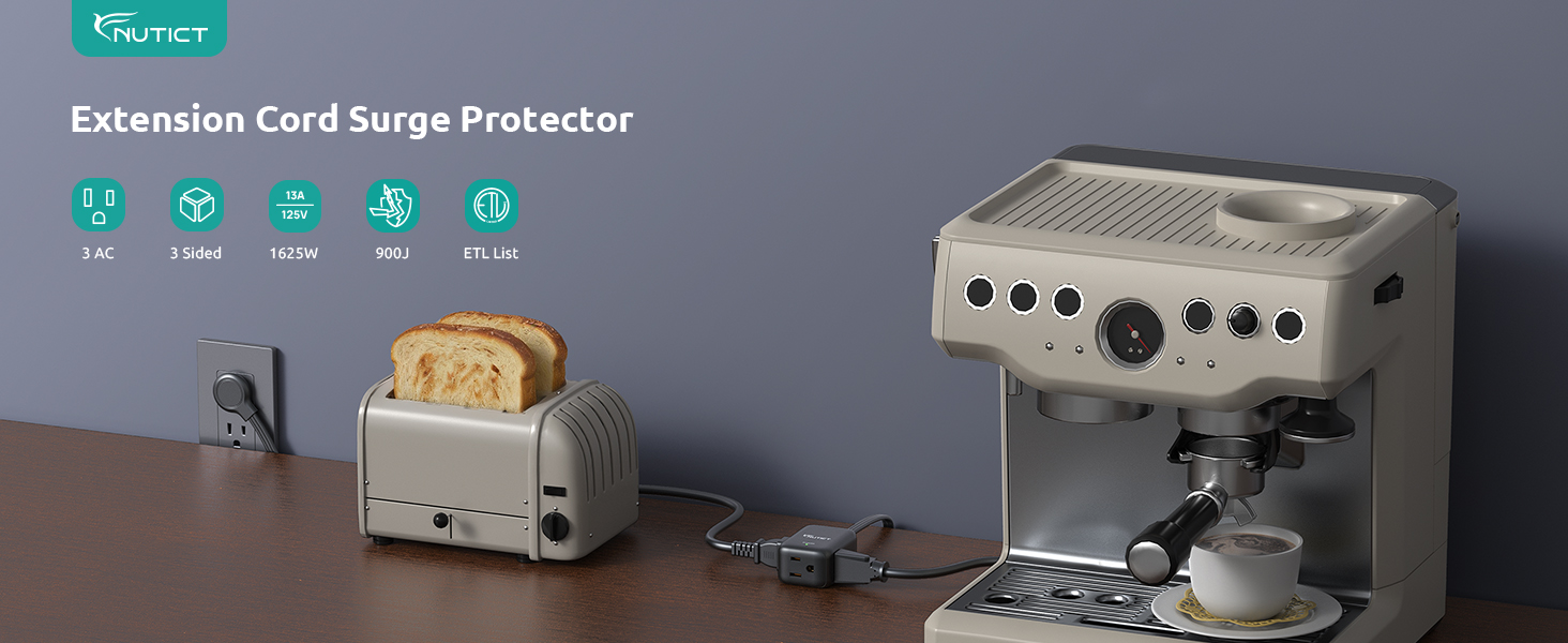 ETL Listed Short Extension Cord