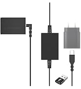 QUZOC DR-E12 DC Coupler USB C Cable kit Replace ACK-E12 AC Power Adapter LP-E12 Dummy Battery Com...