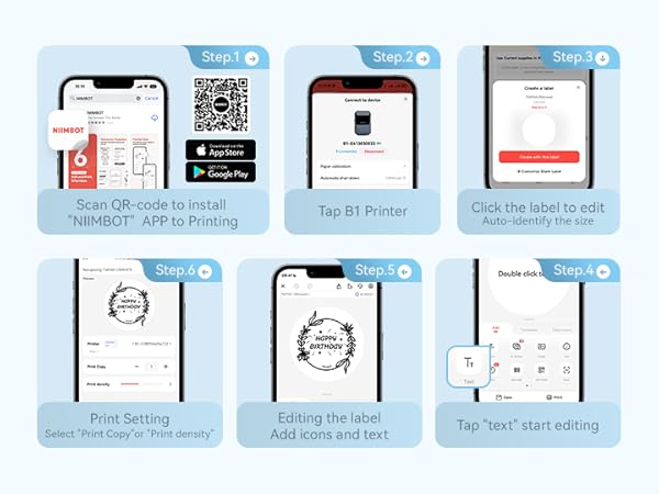 how to print the first label