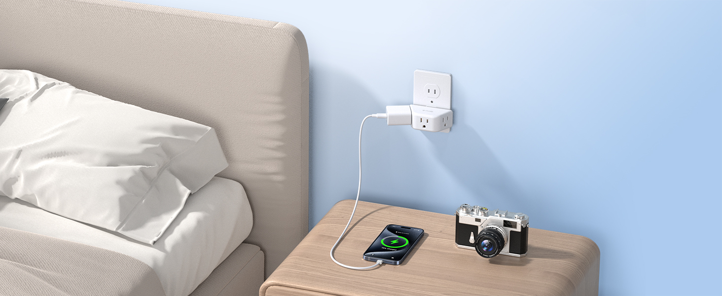 2 prong outlet extender