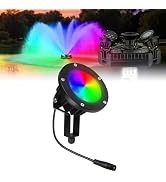 Goldlife Pond Fountain Aerator Light - Only 1 RGB Color Changing Fountain Light (for F3 with 4 RG...
