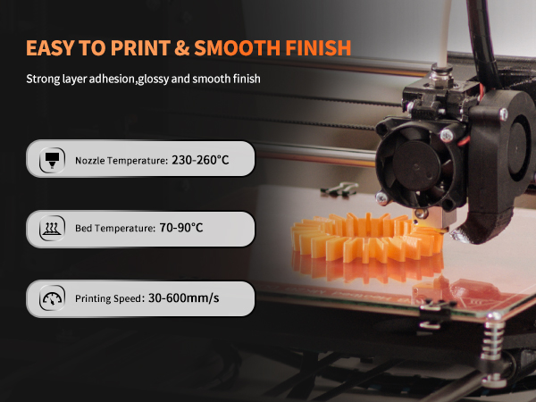 Rapid PETG Filament 1KG High Speed 30-600mm/s 3D Printer Filament PETG 1.75mm 