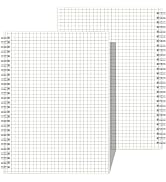 AHGXG Graph Paper Notebook Spiral (2-Pack) - Large B5 Quad Ruled Notebook Journal 7.3"X 10", 100 ...