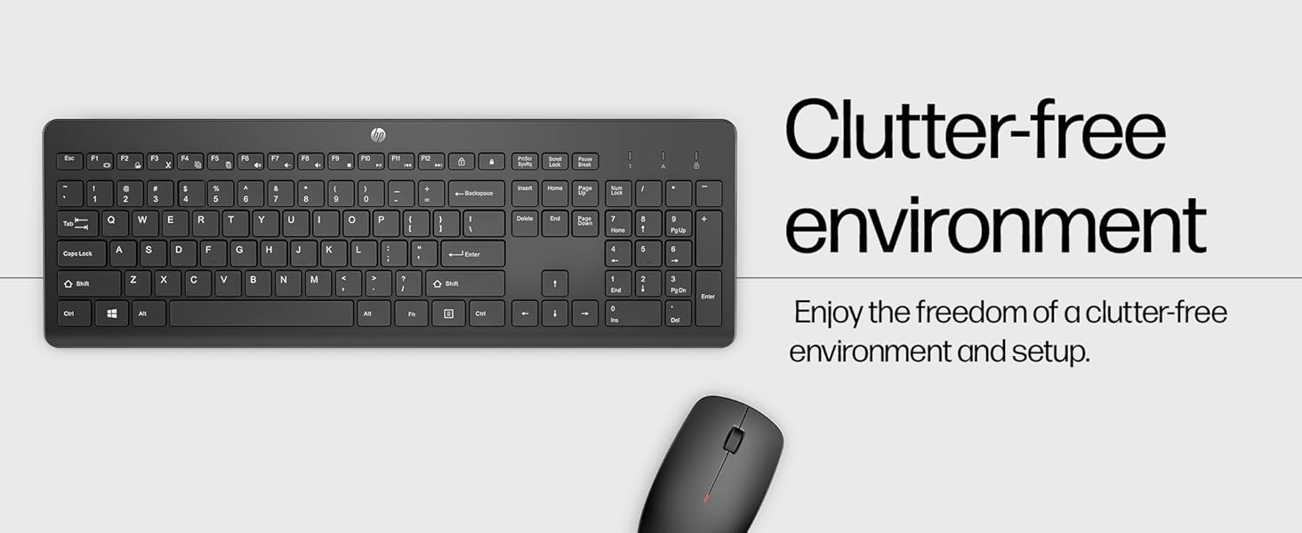 Hero 5b - HP 230 Wireless Mouse and Keyboard Combo