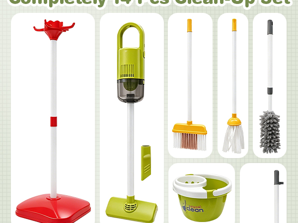 kids cleaning toy set