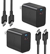 45W USB-C Charger, 2-Pack Samsung Super Fast Charger Type C Wall Charger for Samsung Galaxy S23 U...