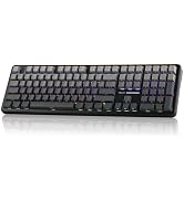 MechLands Aula F108 100% Wireless Gaming Keyboard, Full Size Custom Gasket Mechanical Keyboard, 4...