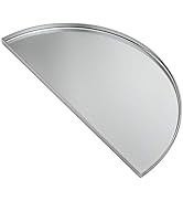 Skyflame Universal Stainless Steel Griddle, 18" Half-Round Flat Top BBQ Cooking Griddle Compatibl...