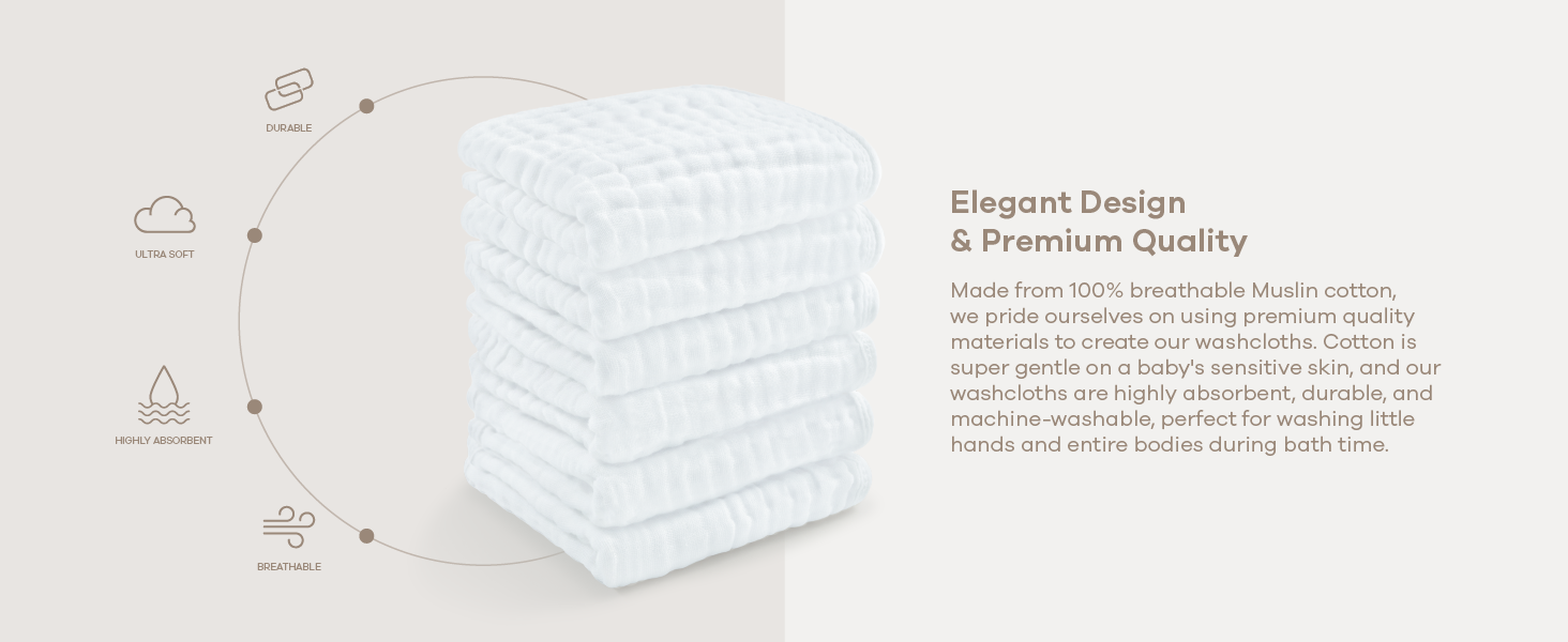 Muslin Washcloths