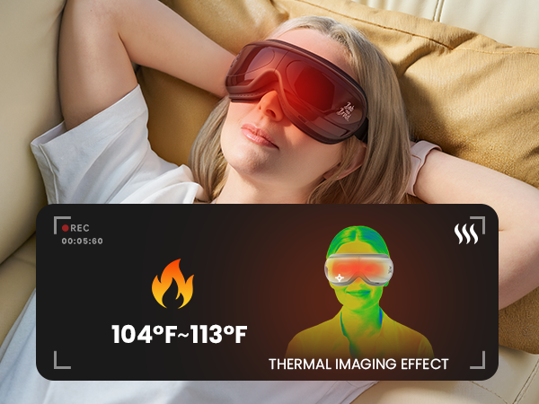 eye massager eye massager with heat and cooling eye mask face massager migraine headache relief