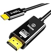 biaze USB C to HDMI Cable 3.3ft 4K@60Hz Adapter, Thunderbolt 3/4 Compatible for MacBook Pro/Air, ...